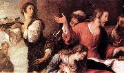 STROZZI, Bernardo Banquet at the House of Simon (detail) er oil painting